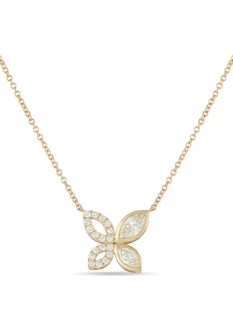 LB Exclusive diamond butterfly necklace Gold ANK20491Y