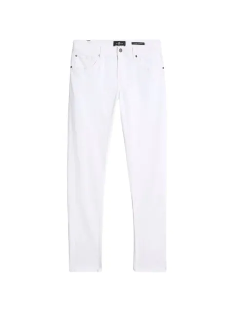 7 For All Mankind slim-fit five-pocket jeans White 7T042P46U7WHE
