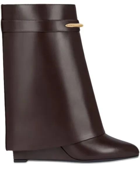 Givenchy Shark ankle boots Brown BE605LE1J7