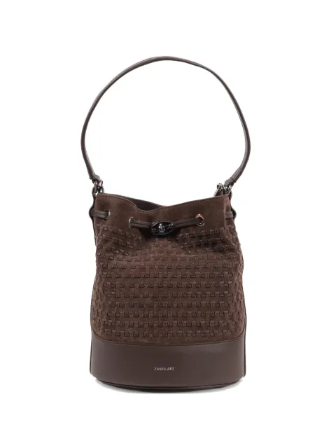 Zanellato Mondà' patterned small bag Brown 0689802220000S