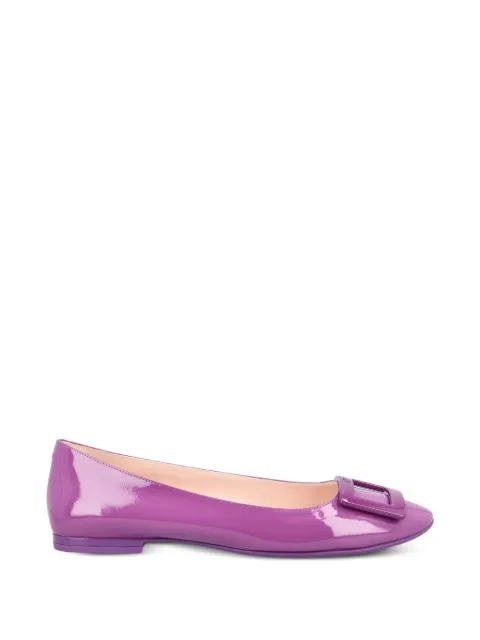 Roger Vivier Gommettine buckle ballet flats Purple RVW66834910D1PL237