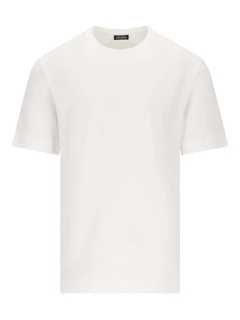 Zegna short-sleeve round-neck T-shirt White UH360A3H765