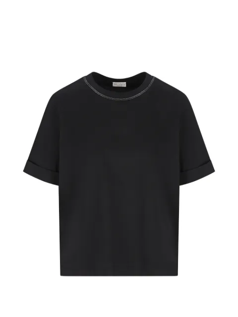 Brunello Cucinelli crew-neck T-shirt Black M0T81BZ100C101