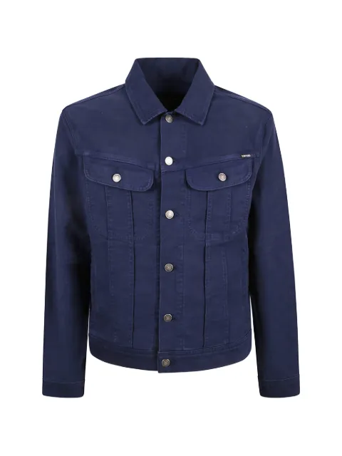 TOM FORD buttoned denim jacket Blue DJI001DMC083UBQ