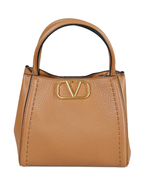 Valentino Garavani medium Alltime logo-detail tote bag Brown WB0R22ETU