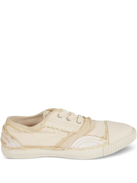 Maison Margiela frayed-detail sneakers Neutrals S97WS0063MP6835HA328
