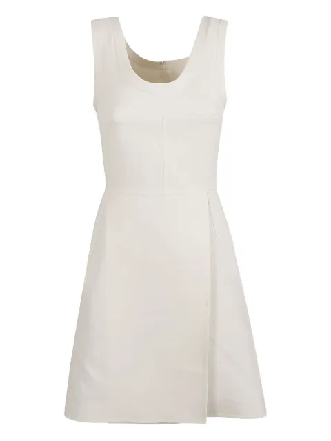 Jil Sander panelled sleeveless mini dress Neutrals J03CT0146J60004100
