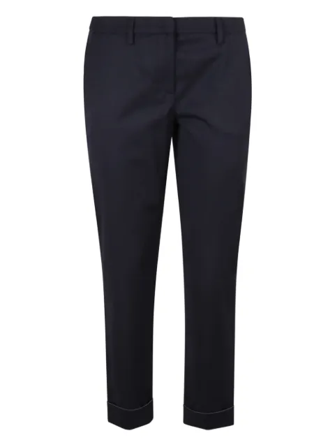 Fabiana Filippi cuffed trousers Blue PADP04B844X8075131P