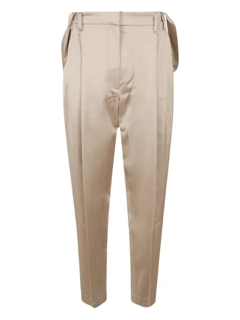 Brunello Cucinelli satin trousers Neutrals M0H86P8288C8704