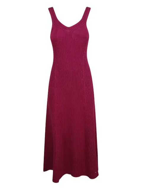 Jil Sander V-neck ribbed-knit dress Pink J03CT0132J15382515
