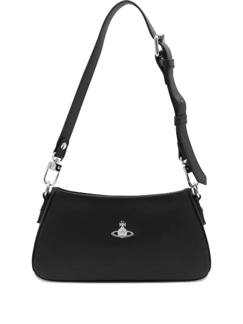 Vivienne Westwood Orb-appliqué shoulder bag Black 5801000JWS000DN403