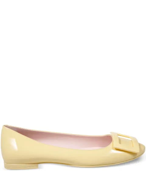 Roger Vivier buckle ballet flats Yellow RVW66834910D1P