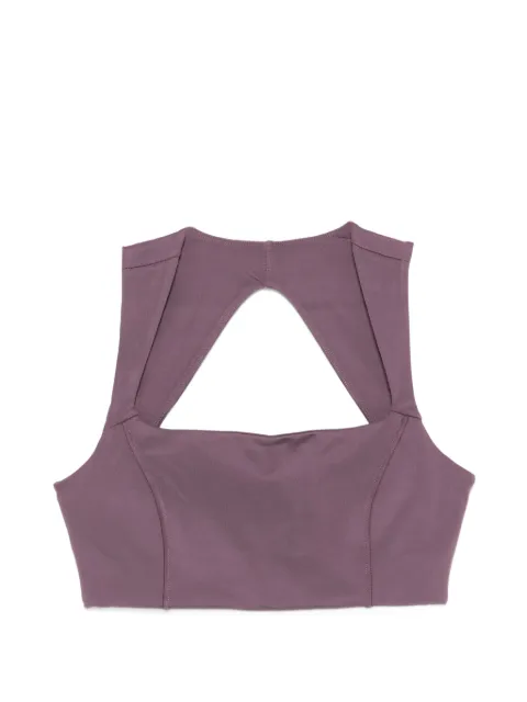 Girlfriend Collective cutout seamed sports bra Purple 1122