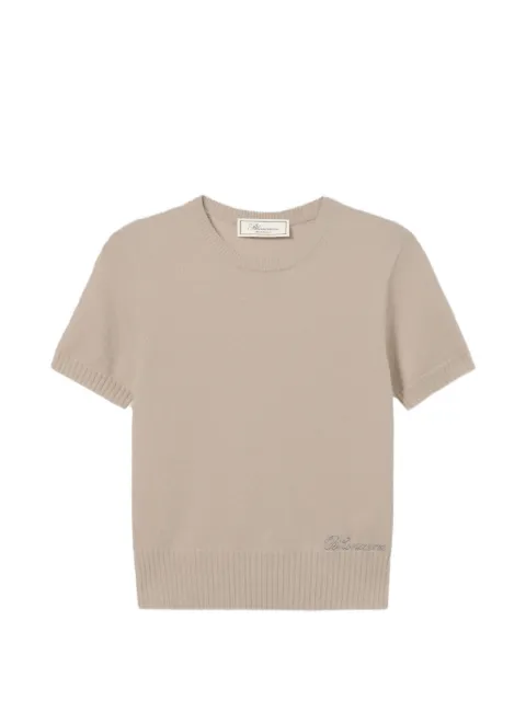 Blumarine short-sleeve top Neutrals 22M668A