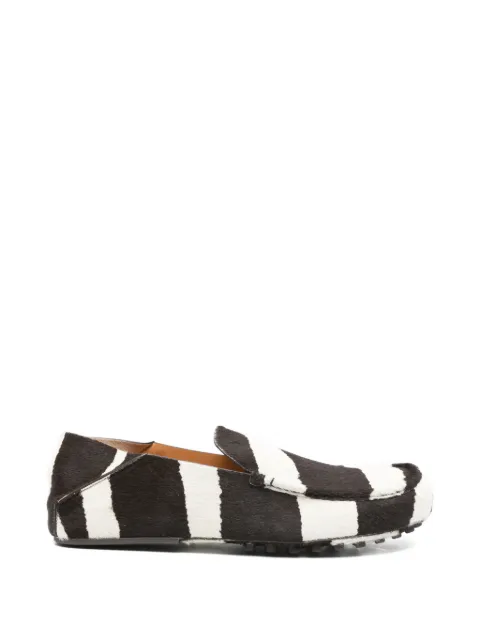 Tod's striped gommino loafers Brown XXM58L0IX60XPZ