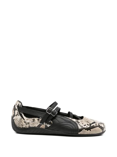 PUMA Speedcat snake-print sneakers Neutrals 40532601