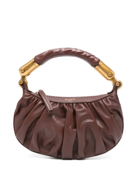Balmain mini Ébène tote bag Brown GN0BS027LSXP