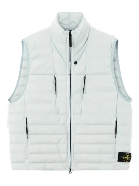 Stone Island quilted gilet Blue L1S15G100007S0183