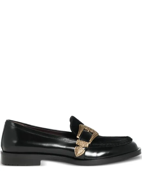 Roberto Festa Lira pony skin detail triptych loafers Black LIRASPAZZOLATONERO