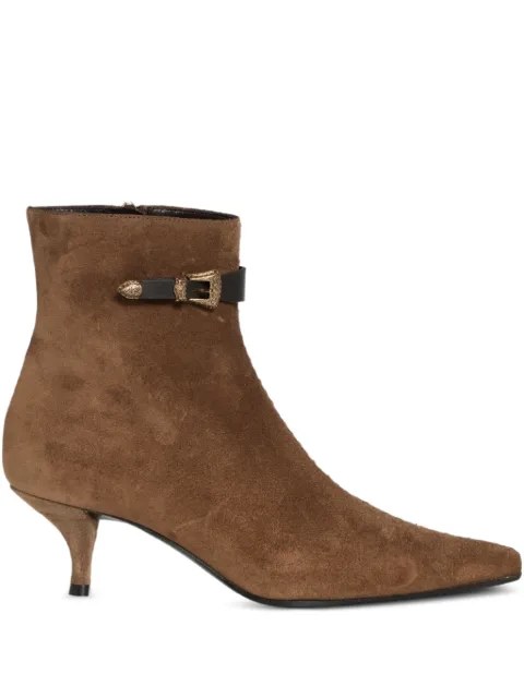 Roberto Festa Ela buckle strap boots Brown ELALIGHTROVERE