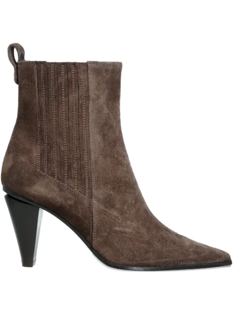 Roberto Festa Nova cone heel boots Brown NOVALIGHT