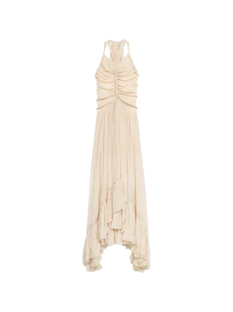 Blumarine Georgette maxi dress Neutrals P622A746A
