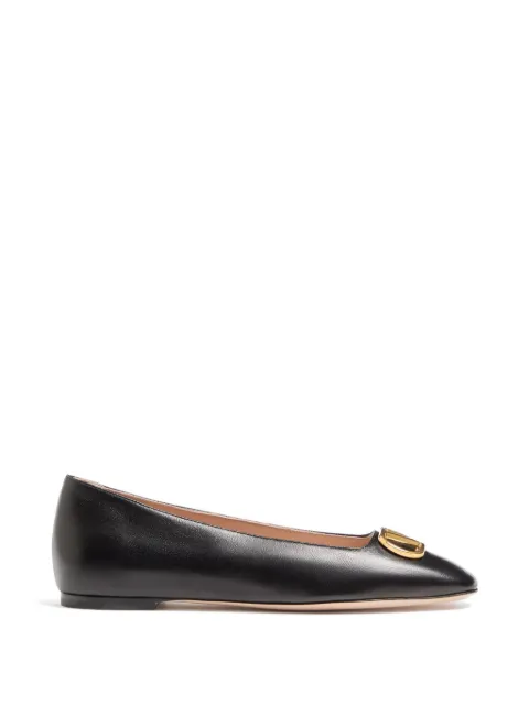 Valentino Garavani VLogo signature ballerina in nappa Black WS0PI8RRE