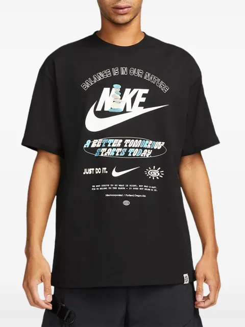 Nike graphic-print T-shirt Black DZ2850