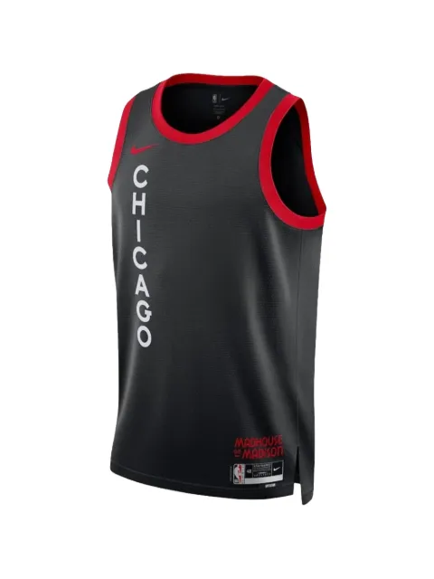 Nike NBA City Chicago Bulls swingman jersey Black DX8527