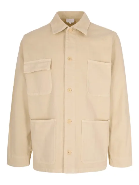 A.P.C. pocket cotton jacket Neutrals COGZVH32002BAG