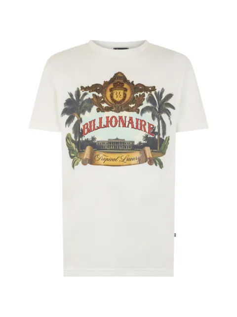 Billionaire round-neck T-shirt Neutrals IAFCMTK9085BTE004N