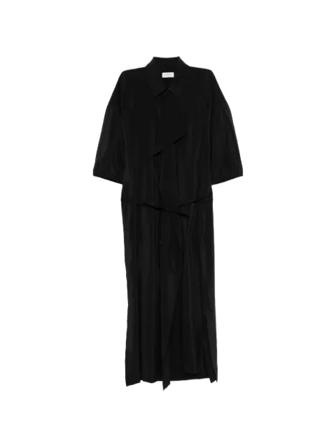 LEMAIRE asymmetric shirt dress Black DR1162LF1308