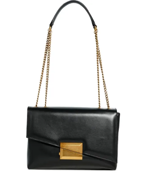 Roberto Festa Isolde asymmetrical closure chain shoulder bag Black ISOLDETRESORNERO