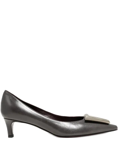 Roberto Festa Moon silver tone accessory pumps Grey MOONALIASPIOMBO
