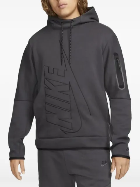 Nike graphic-print hoodie Grey DX0577