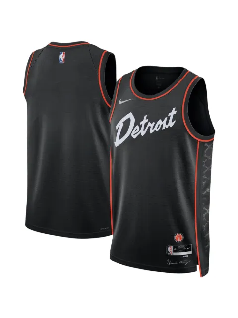 Nike x NBA Detroit Pistons 2023-2024 City Swingman jersey Black DX8531