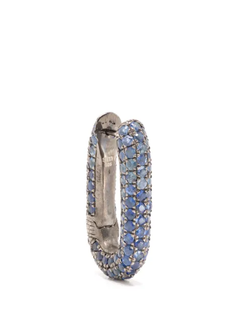 Selim Mouzannar saphire hoop earring Silver LK1120430A27P1SINGLE