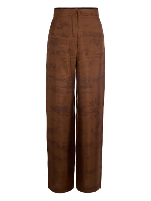 Max Mara printed trousers Brown 2616131101600