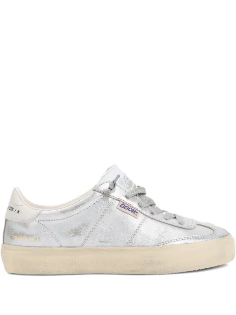 Golden Goose panelled sneakers Silver GWF00464F008348