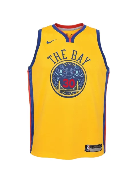 Nike x NBA Golden State Warriors Stephen Curry graphic vest Yellow 9Z2B7BY1PCURRY