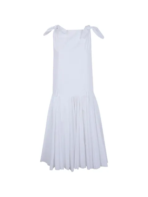 Nº21 tie-shoulder midi dress White H0810187