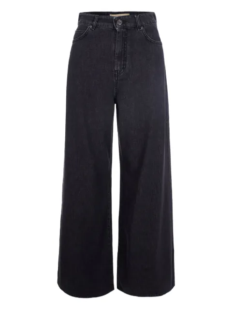 Weekend Max Mara wide leg jeans Black 2615181041600
