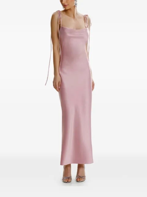 FRAMBOISE Jodie sleeveless midi dress Pink JODIE