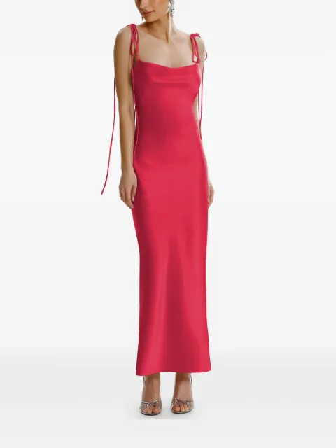 FRAMBOISE Jodie sleeveless midi dress Red JODIE