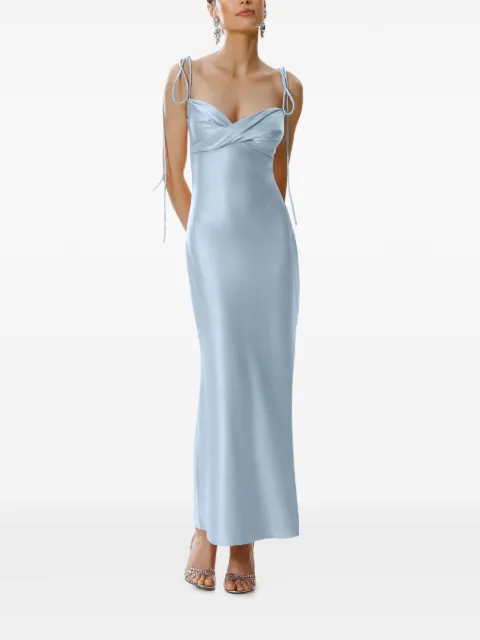 FRAMBOISE Darren sleeveless maxi dress Blue DARREN