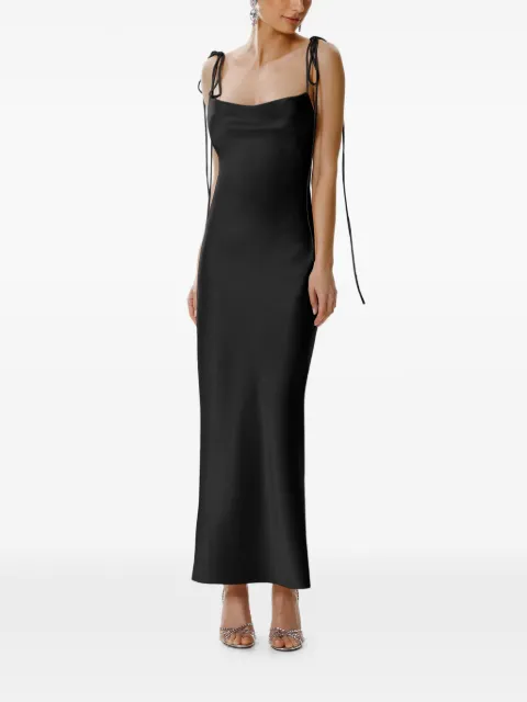 FRAMBOISE Jodie sleeveless midi dress Black JODIE