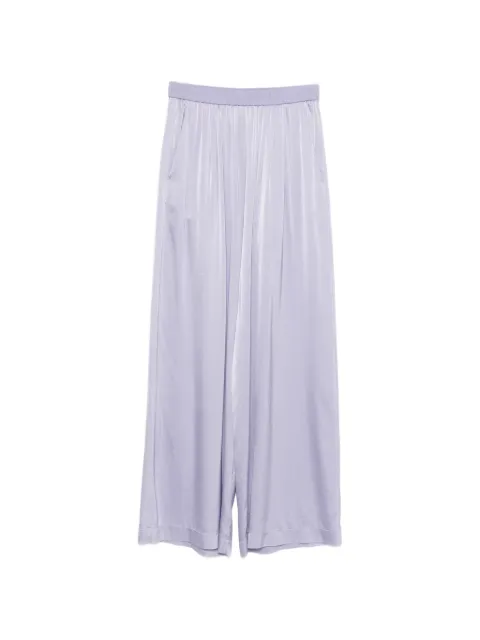 Forte Forte elasticated-waistband trousers Purple 14582MYPANTS