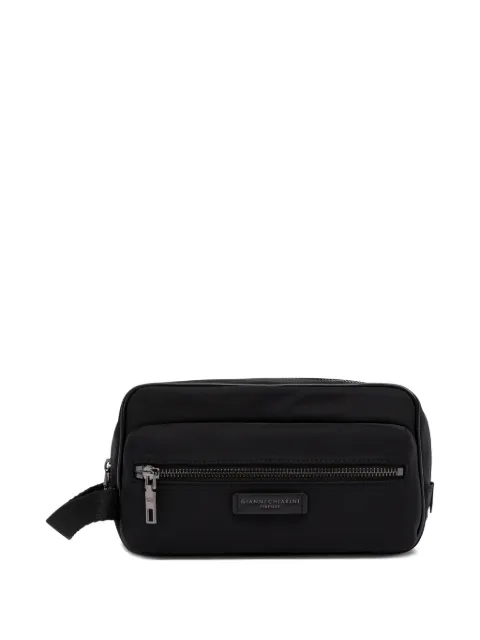 GIANNI CHIARINI Oslo zip-fastening wash bag Black BCUB20288NYLPL