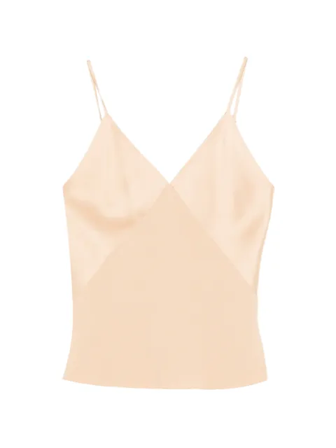 Forte Forte V-neck top Neutrals 14553MYTOP