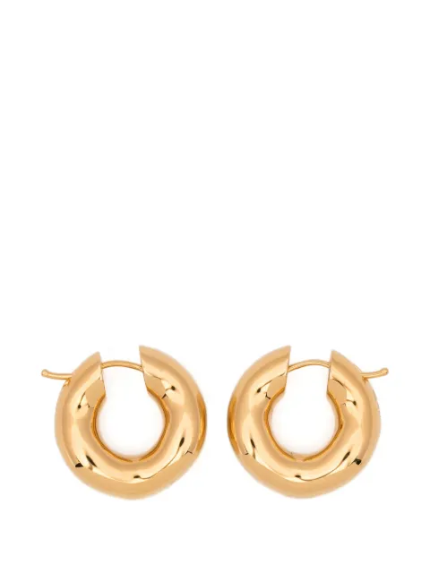 Charlotte Chesnais Wave Blow hoop earrings Gold 25BO132VER